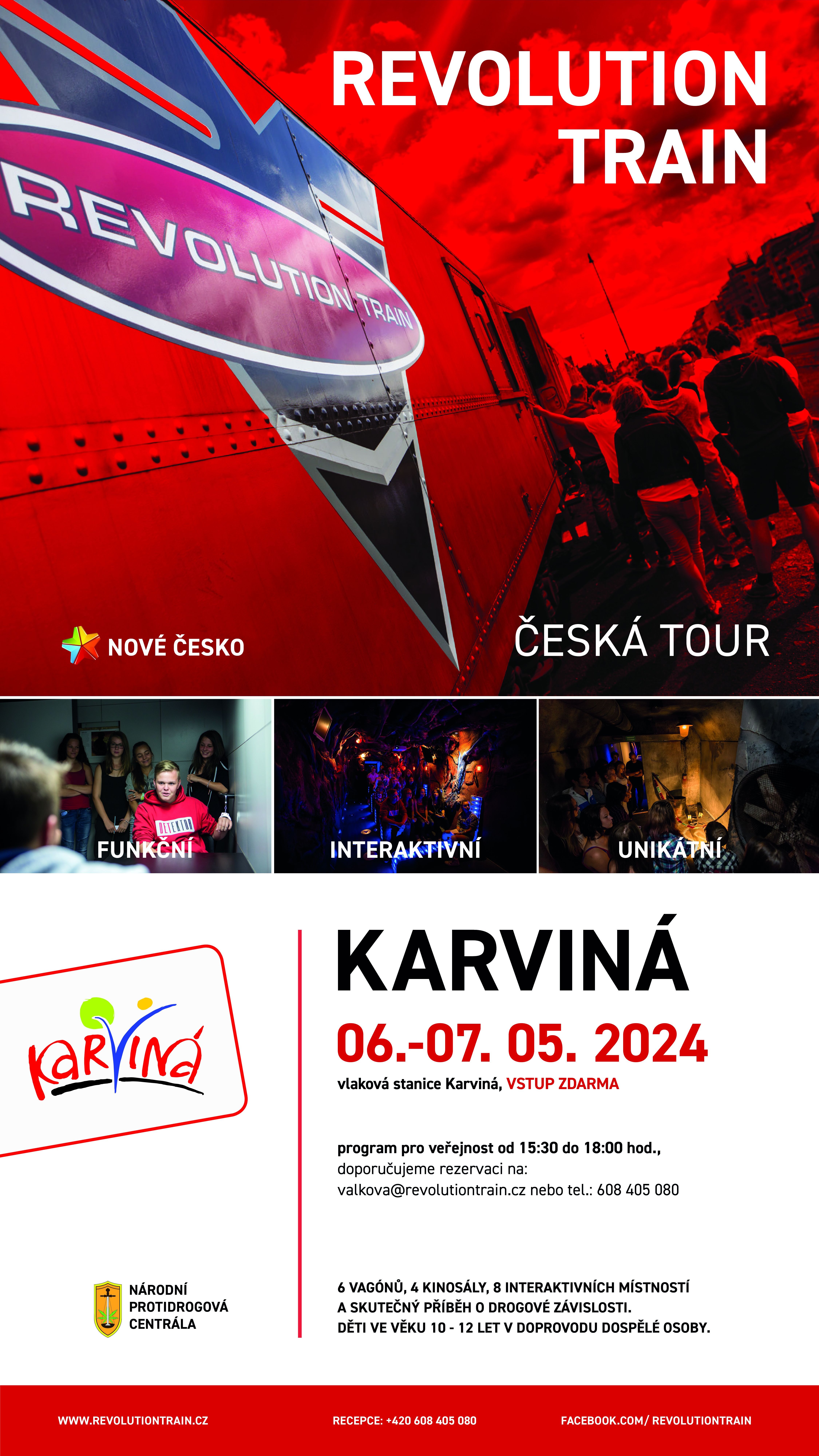 Česká tour - Revolution train  